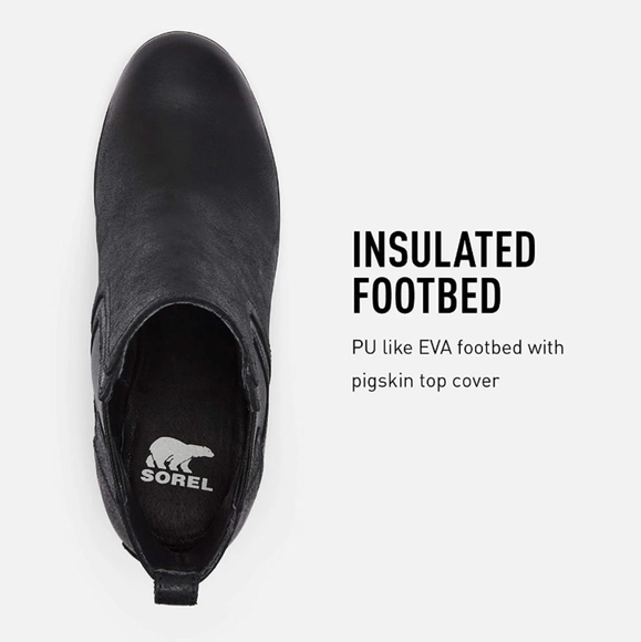 Sorel Joan Uptown Chelsea Bootie Black Women's 9.5 NWOT - Picture 3 of 16